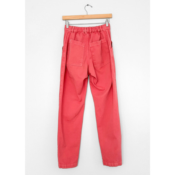 Big Bud Press High Waist Coral Pink Pencil Pants size XS made in LA - Picture 3 of 10